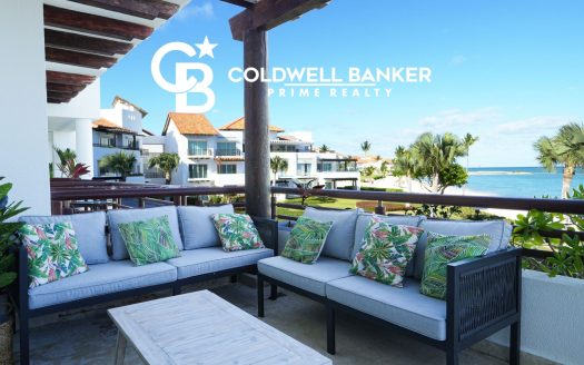 Move-in Ready Beachfront 2-Bedroom Cap Cana Condo in the Centre of the Marina