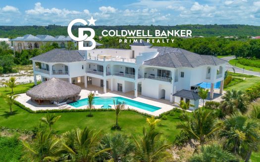 Golf And Ocean Views 7-Bedroom Cap Cana Villa With Tennis Court