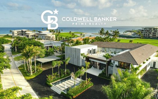 8-Bedroom Villa with Ocean and Golf Views in Cap Cana