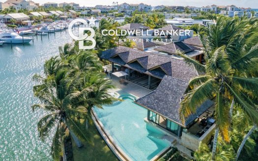 Majestic Waterfront 8-Bedroom Villa in Cap Cana on Private Island