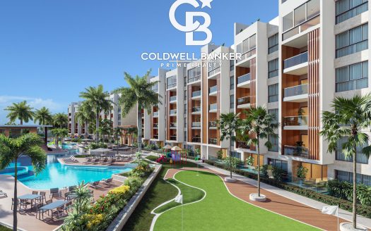 Elegant New 1-Bedrom + Family Room Condo in Cap Cana Offering Fresh Design