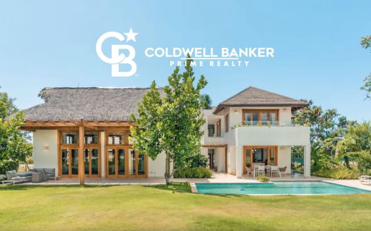 Golf Course Views 4-Bedroom Cap Cana Villa Near Beautiful Sandy Beaches